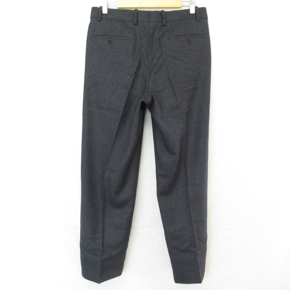 美品 BERNARD ZINS ベルナールザンス ヘリンボーン ウール スラックス
