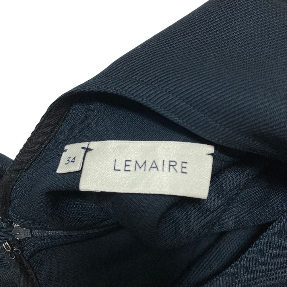 美品 LEMAIRE ルメール パフスリーブ ロングワンピース サイズ34