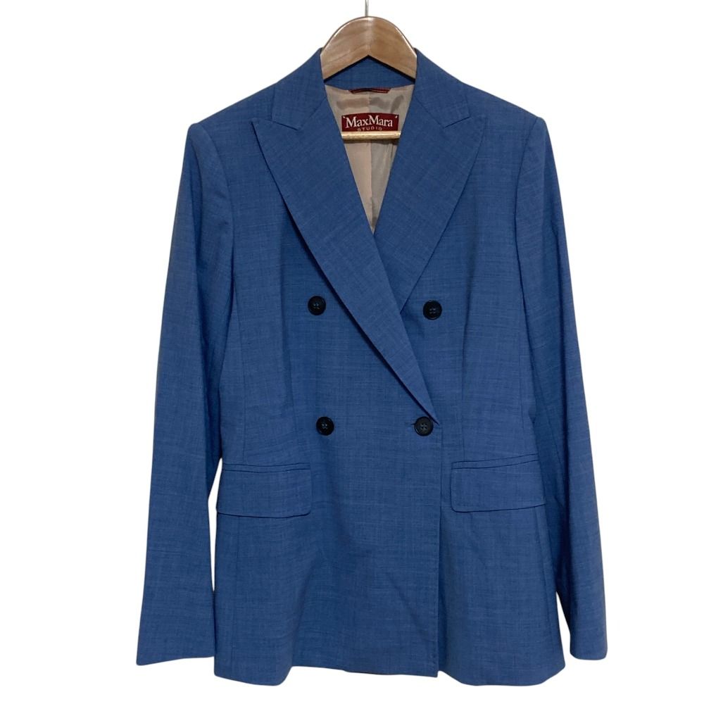 良品 Max Mara Studio マックスマーラステュディオ ダブル ジャケット