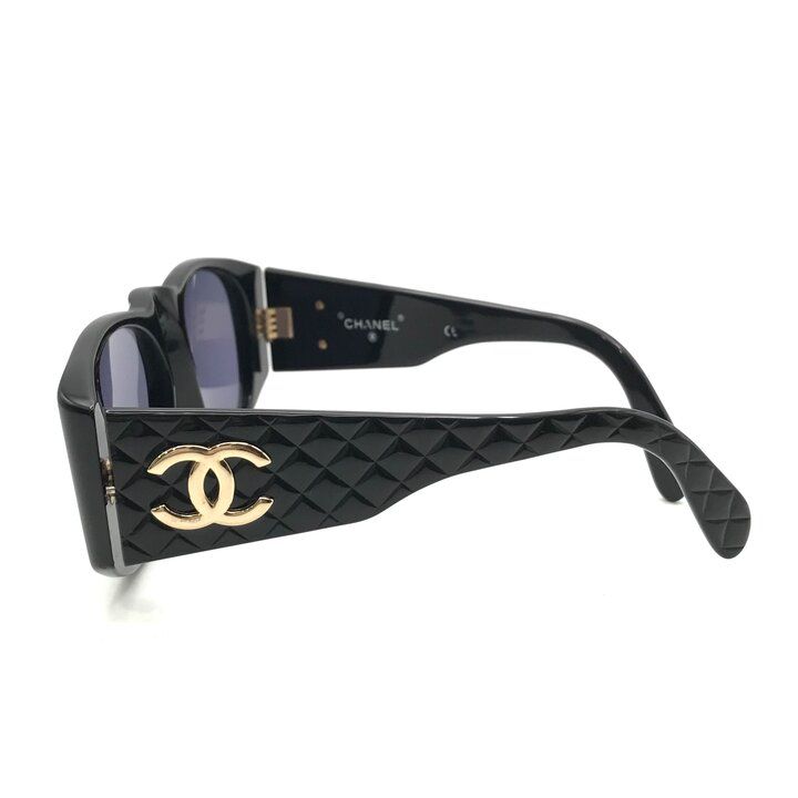 美品 CHANEL シャネル ココマーク マトラッセ サングラス アイウェア