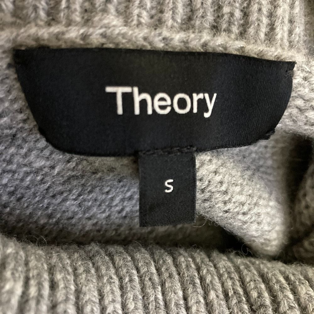美品 23AW Theory セオリー LANA CASH CROPPED TN PO ニット セーター