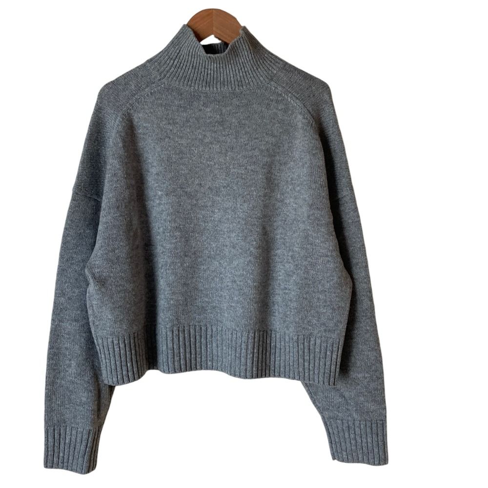 美品 23AW Theory セオリー LANA CASH CROPPED TN PO ニット セーター