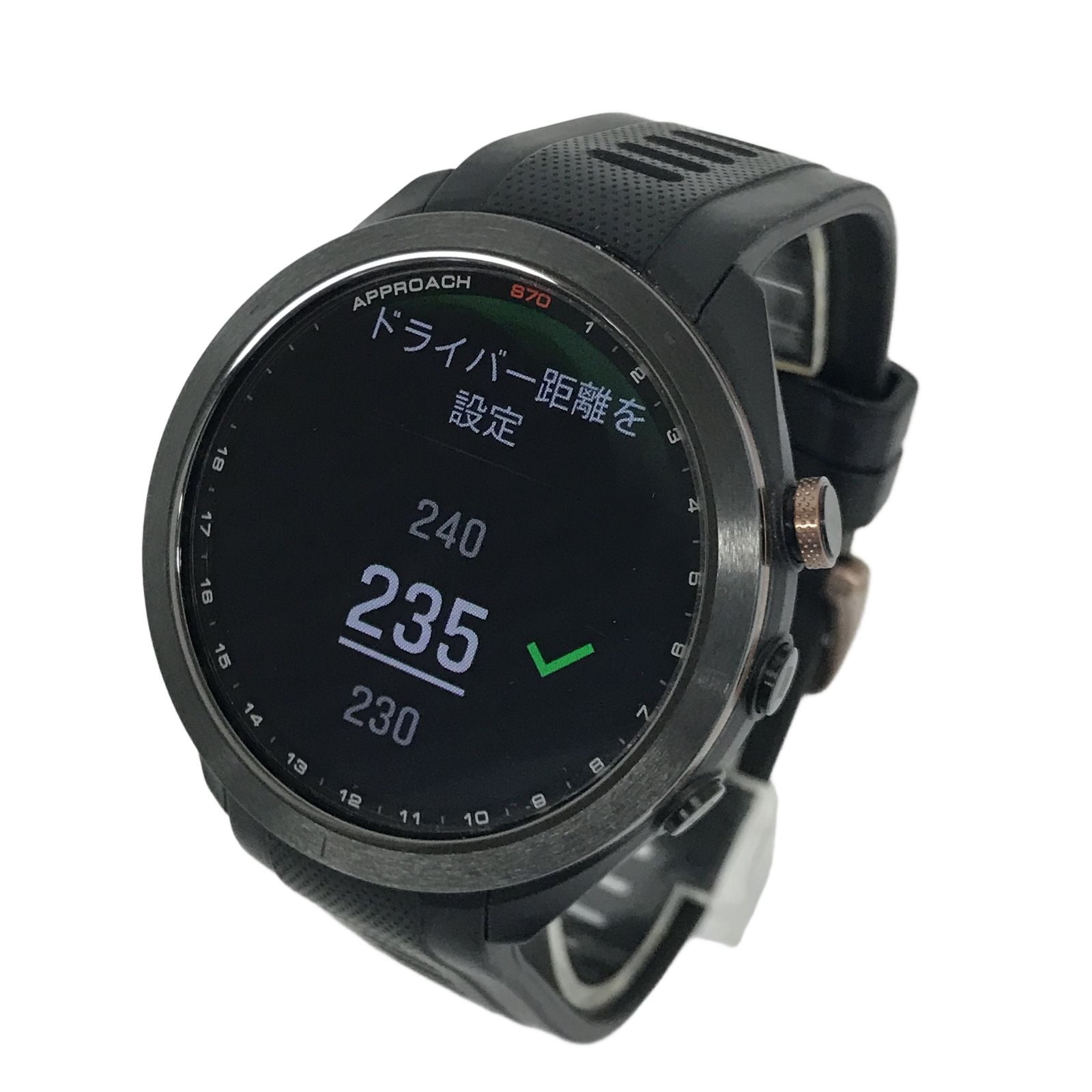 GARMIN APPROACH S70 47mm GPS ゴルフスマートウォッチ 中古 T11449239