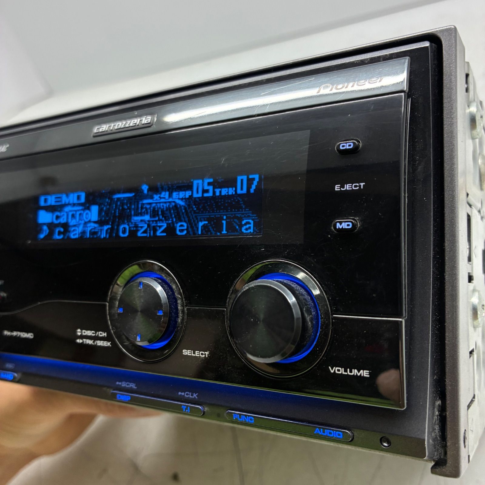 当時物 超希少 Carrozzeria カロッツェリア 2DIN FH-P710MD CD MD DSP
