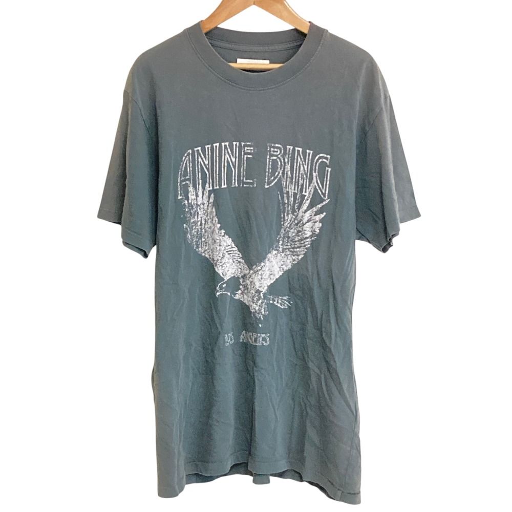 美品 ANINE BING アニンビン ヴィンテージ加工 EAGLE Tシャツ