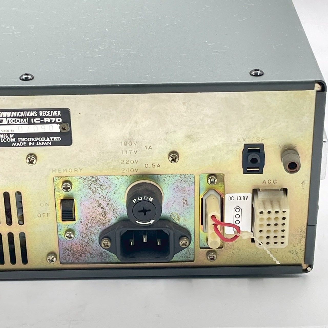 通電〇 ICOM IC-R70 ジャンク品 - メルカリ