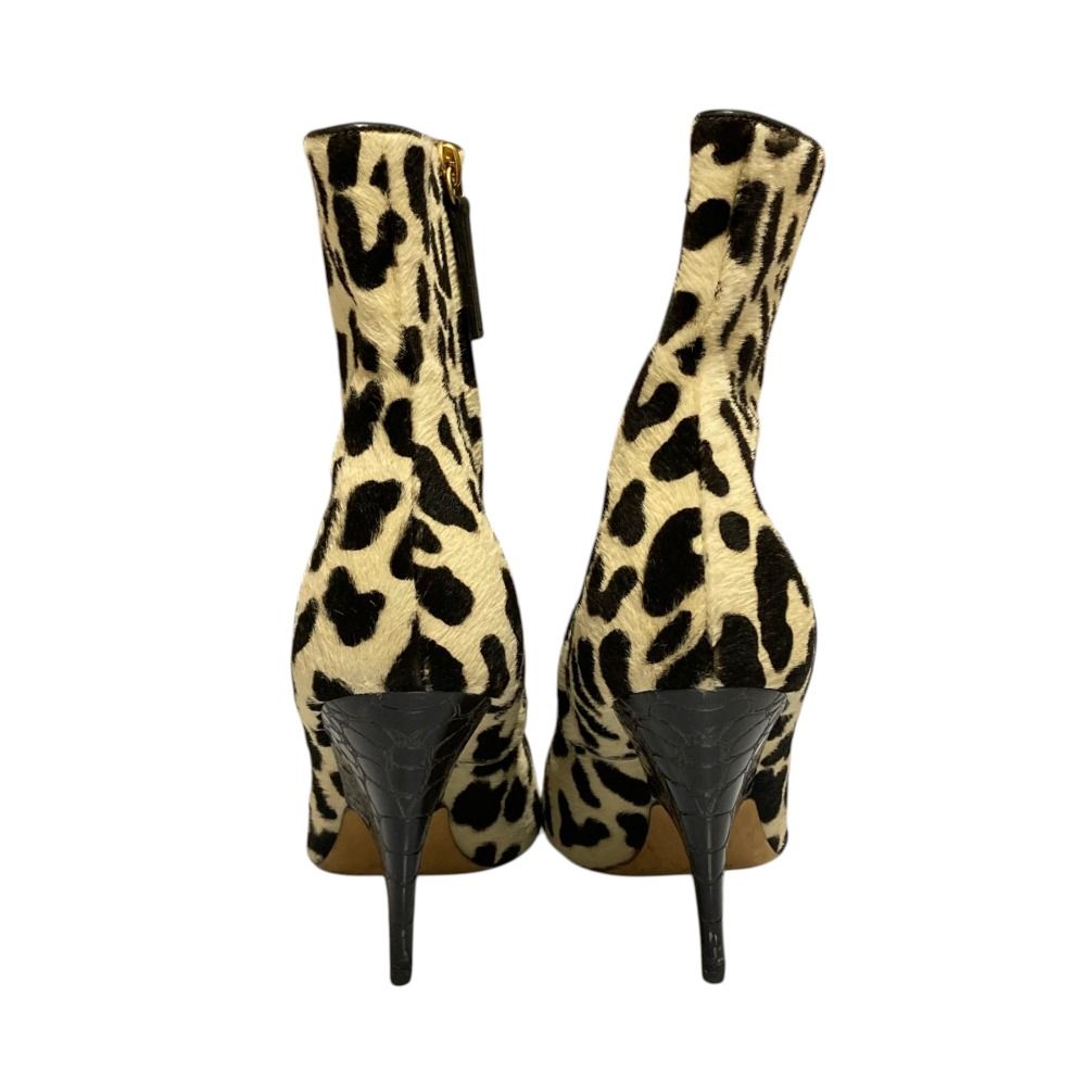 美品 GIUSEPPE ZANOTTI ジュゼッペザノッティ レオパード ハラコ