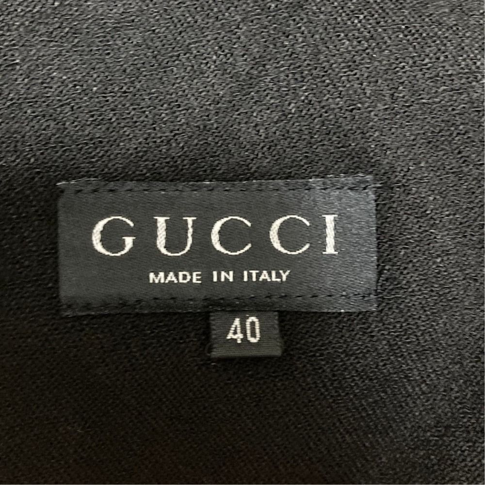 美品 GUCCI グッチ トムフォード期 フロントベルト タイト ミディ