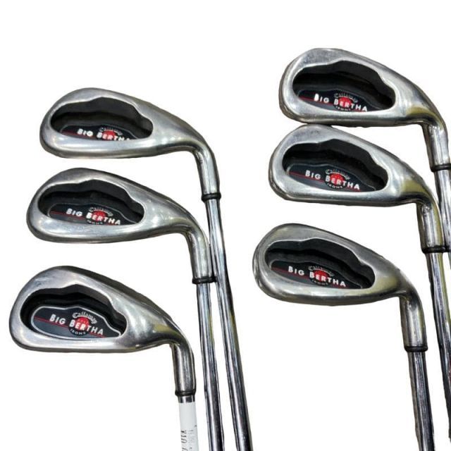 【中古】 キャロウェイ BIG BERTHA IRONS(2004) 6S アイアンセット IR NS PRO 850GH (フレックスR) メンズ 男性用 右利き 右用 Dランク ゴルフクラブ