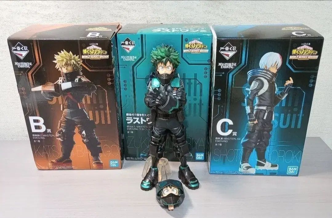 僕のヒーローアカデミア ヒロアカ WORLD MISSION Xdinary Heroes(エクディズ) 一番くじ 3種 まとめ