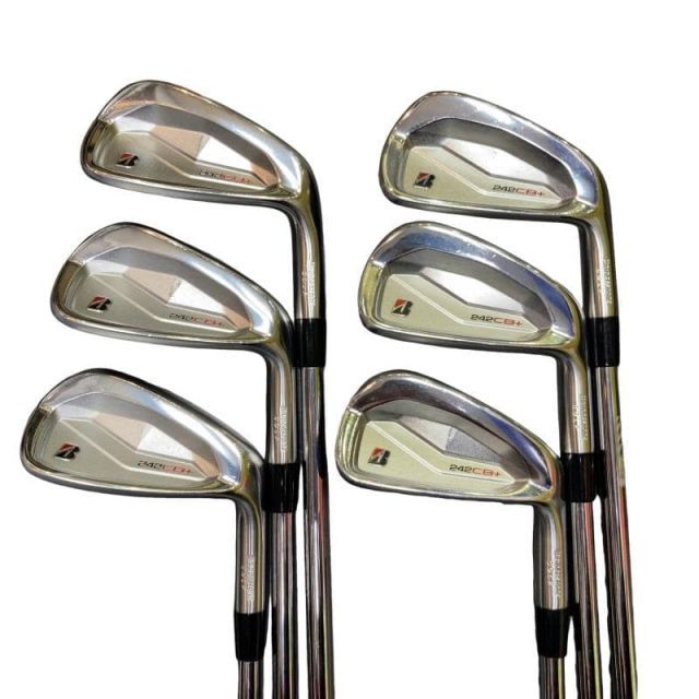 【中古】 ブリヂストン BRIDGESTONE 242CB+ 6S アイアンセット IR NS PRO MODUS3 TOUR105 (フレックスS) メンズ 男性用 右利き 右用 Cランク ゴルフクラブ