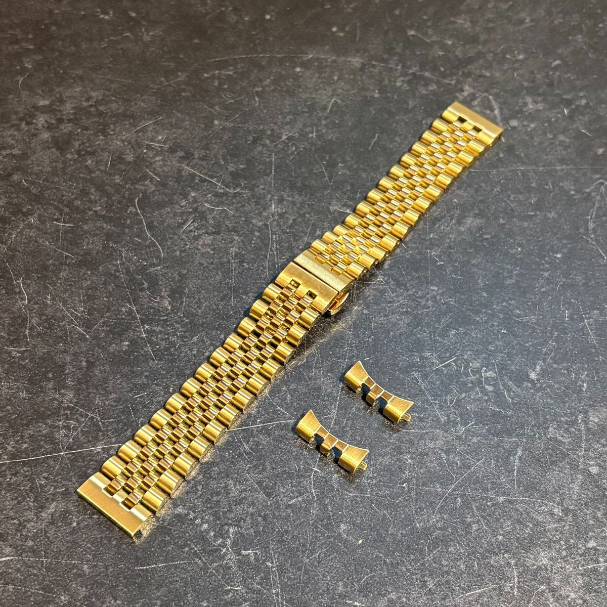 20mm 弓カン バンド フラッシュフィット FF455B ジュビリーブレス コンビ ロレックス 汎用 管理A3