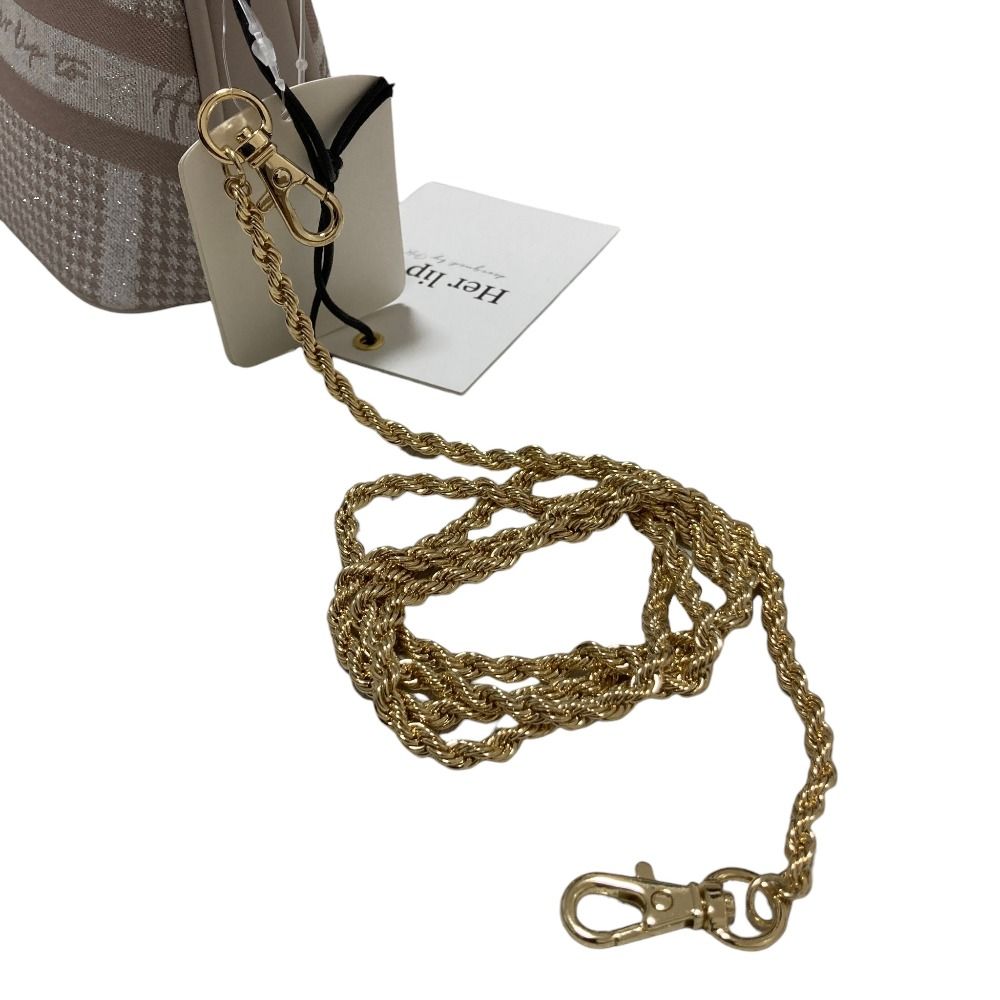 新品同様 Her lip to ハーリップトゥ HLT Jacquard Chain Pochette
