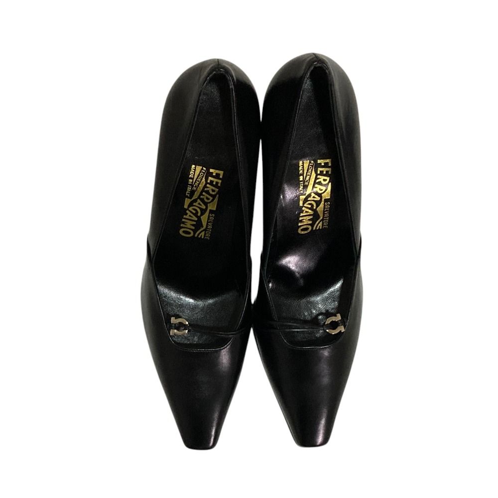 美品 Salvatore Ferragamo サルヴァトーレフェラガモ ガンチーニ