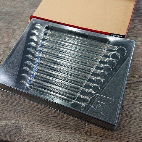 Snap-on スナップオン　SOEXM710　10-19mm　コンビネーションレンチ　10本セット　店頭展示品