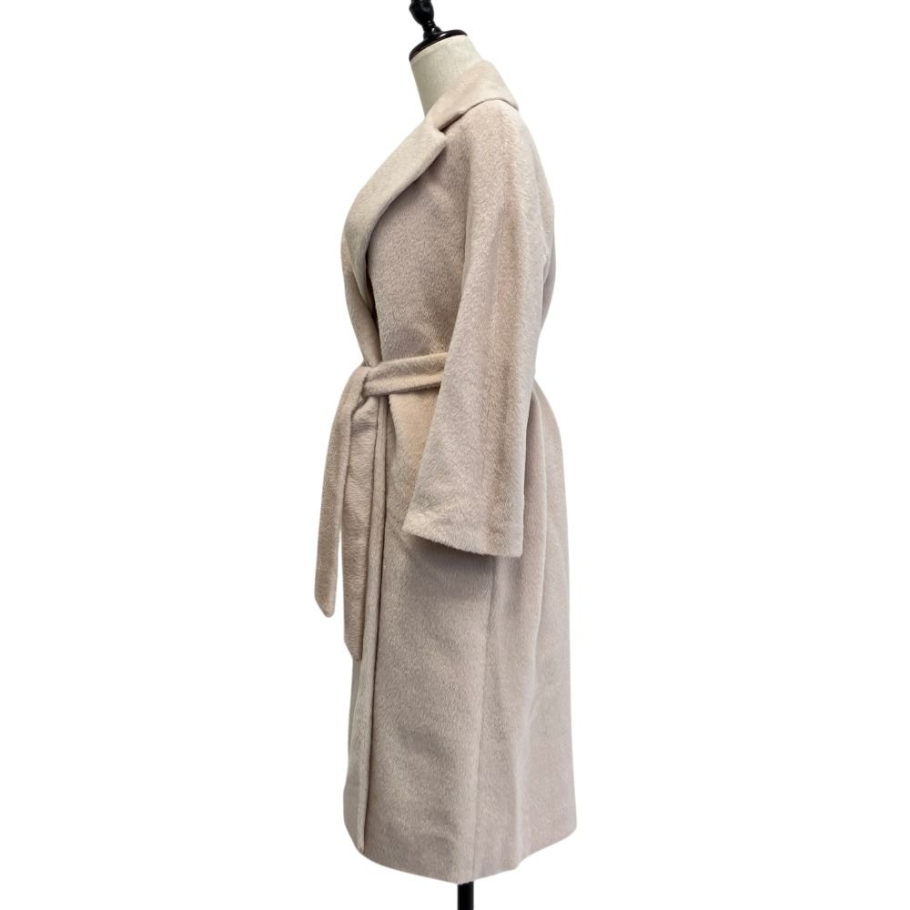 美品 Max Mara マックスマーラ STUDIO アルパカウール ガウンコート 36