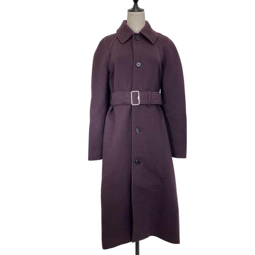 【美品】 BURBERRY LONDON ウール ステンカラーコート レディース 新品同様 BURBERRY バーバリー ダニエル・リー期 ウール ステンカラー