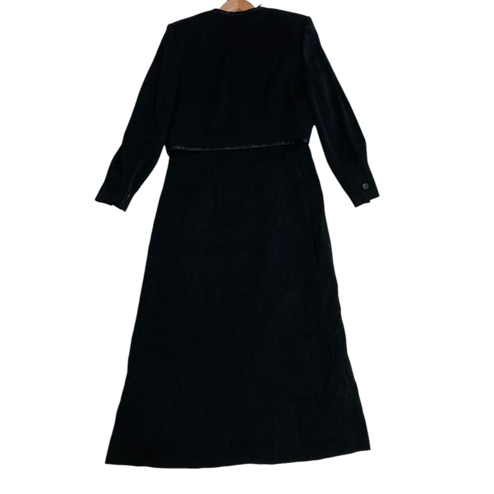 値下げ　ジバンシー　ブラックフォーマル ワンピース　セット　L 美品 GIVENCHY ハイフォーマル ジバンシィ ノーカラージャケット