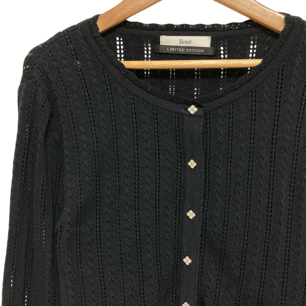 新品同様 Rene ルネ リミテッドエディション ラインストーンボタン