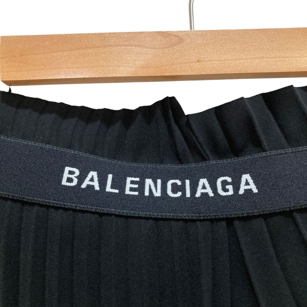 良品 BALENCIAGA バレンシアガ イージーウエスト プリーツスカート
