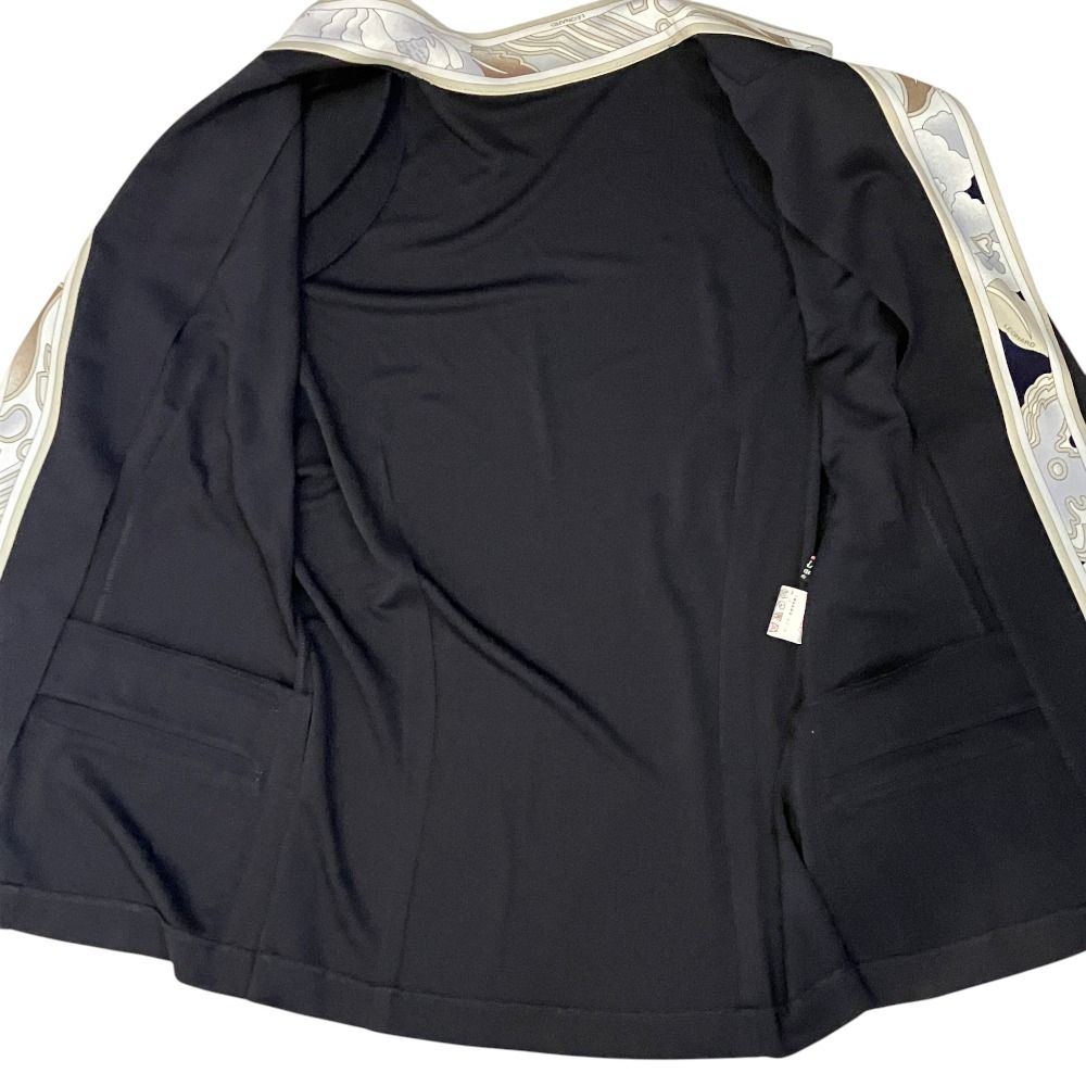 美品 LEONARD FASHION レオナールファッション フラワープリントトリム