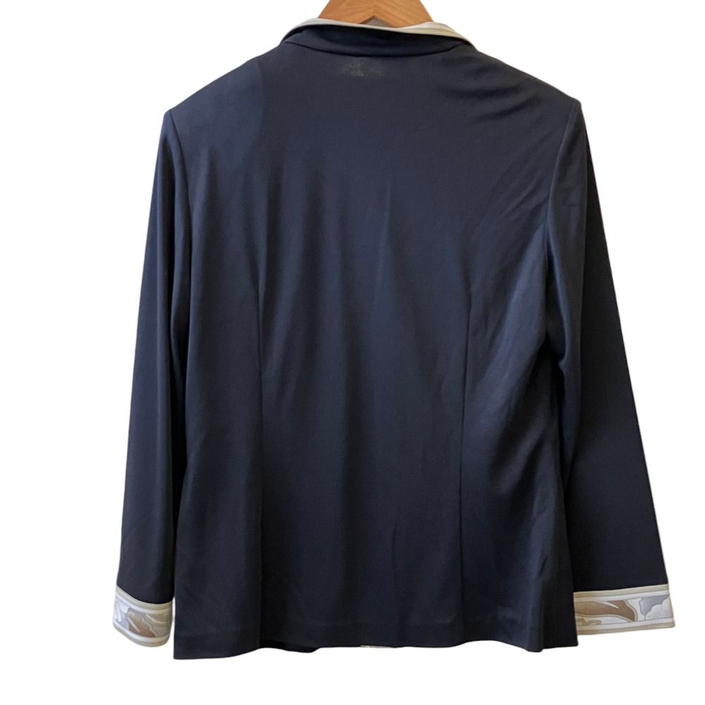 美品 LEONARD FASHION レオナールファッション フラワープリントトリム