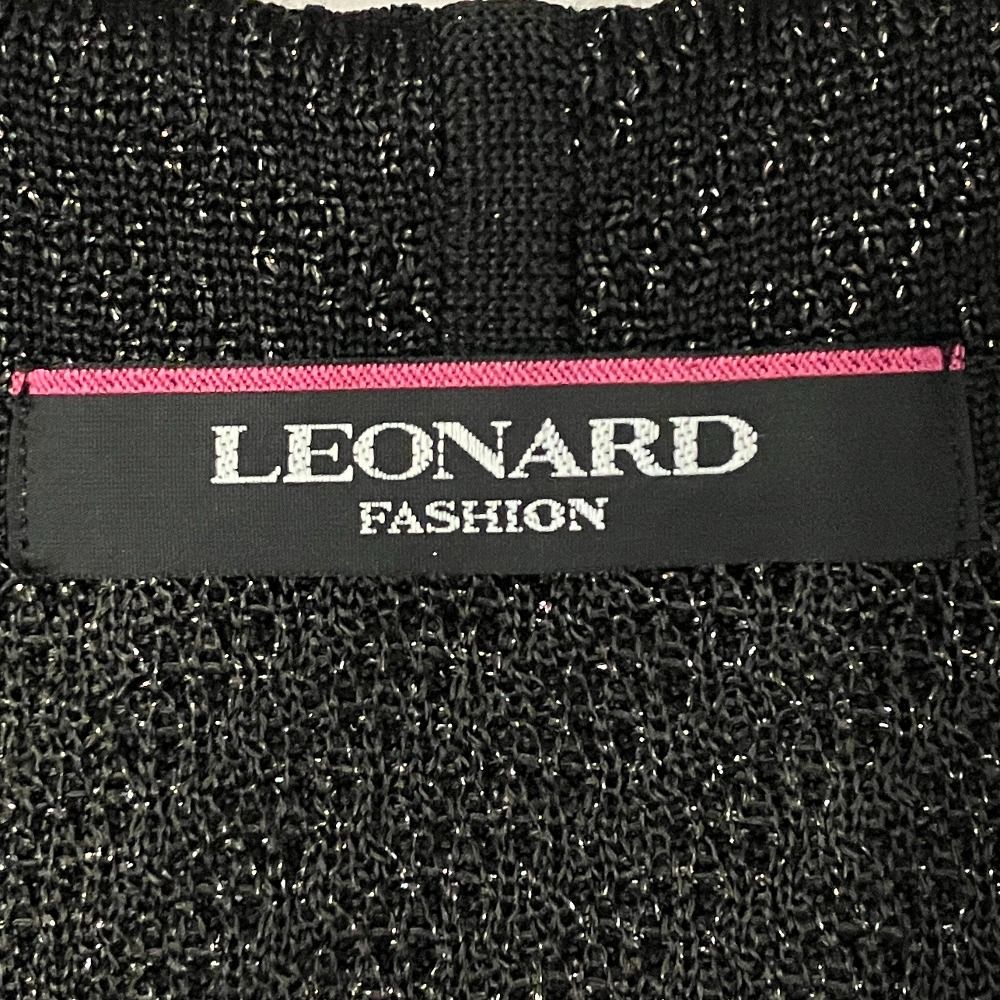 美品 LEONARD FASHION レオナールファッション フラワープリントトリム