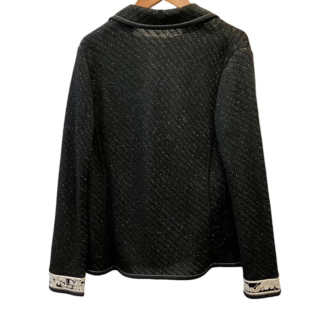 美品 LEONARD FASHION レオナールファッション フラワープリントトリム