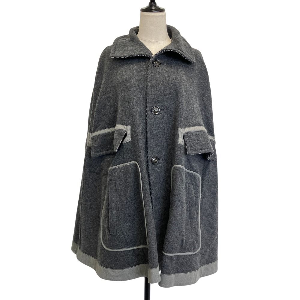 【更にお値下】ウィークエンドマックスマーラ　ポンチョ 美品 WEEKEND MAX MARA ウィークエンドマックスマーラ 千鳥格子 ウール