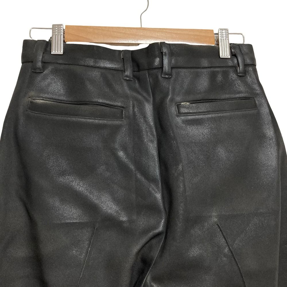 良品 25SS TAAKK ターク LEATHER COATING SLACKS コーティングワイド