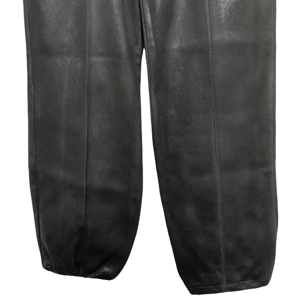 良品 25SS TAAKK ターク LEATHER COATING SLACKS コーティングワイド