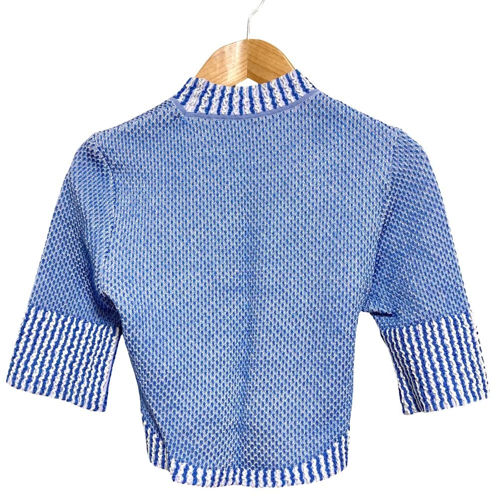 美品 24SS Mame Kurogouchi マメクロゴウチ Spots Pattern Knitted