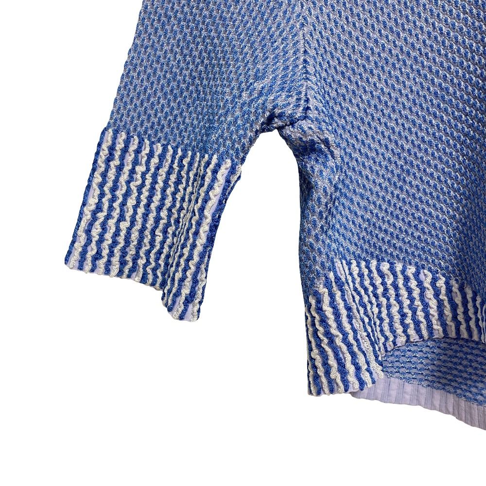 美品 24SS Mame Kurogouchi マメクロゴウチ Spots Pattern Knitted