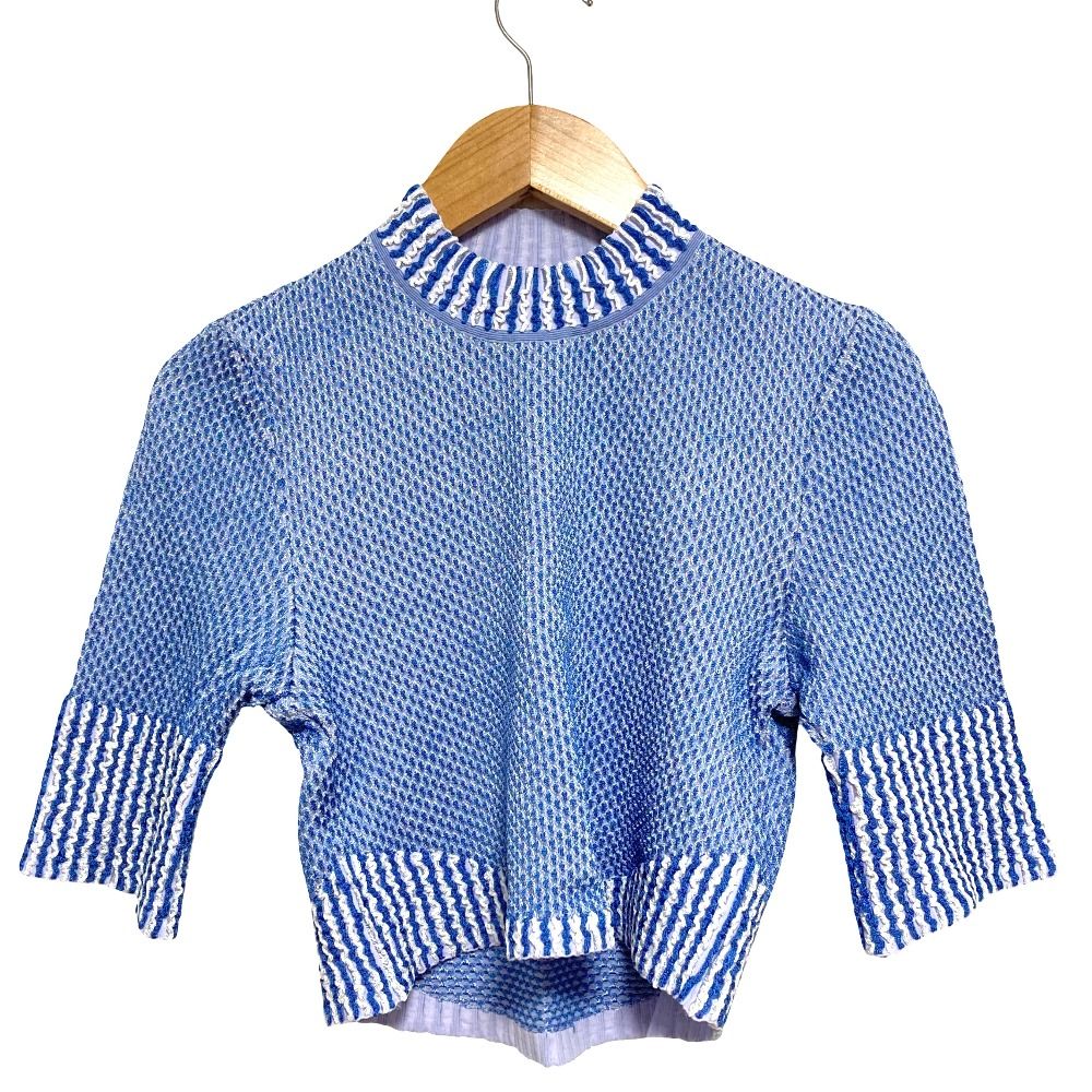 Mame Kurogouchi 24SS ニット 美品 24SS Mame Kurogouchi マメクロゴウチ Spots Pattern Knitted
