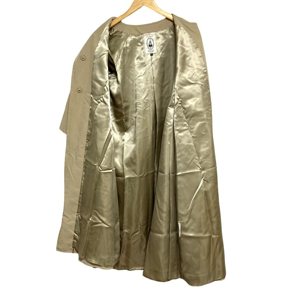 美品 leur logette ルールロジェット ビジューボタン ノーカラーコート
