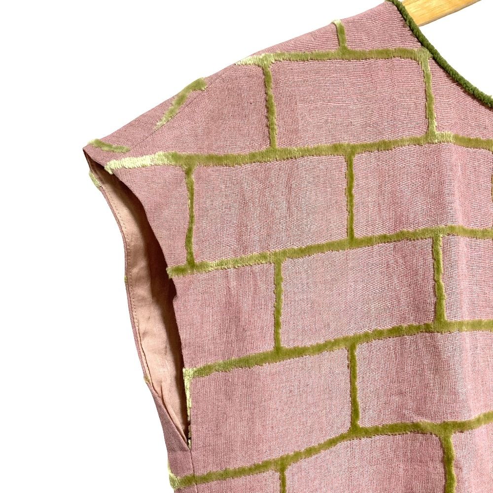 美品 mina perhonen ミナペルホネン brick フレンチスリーブ
