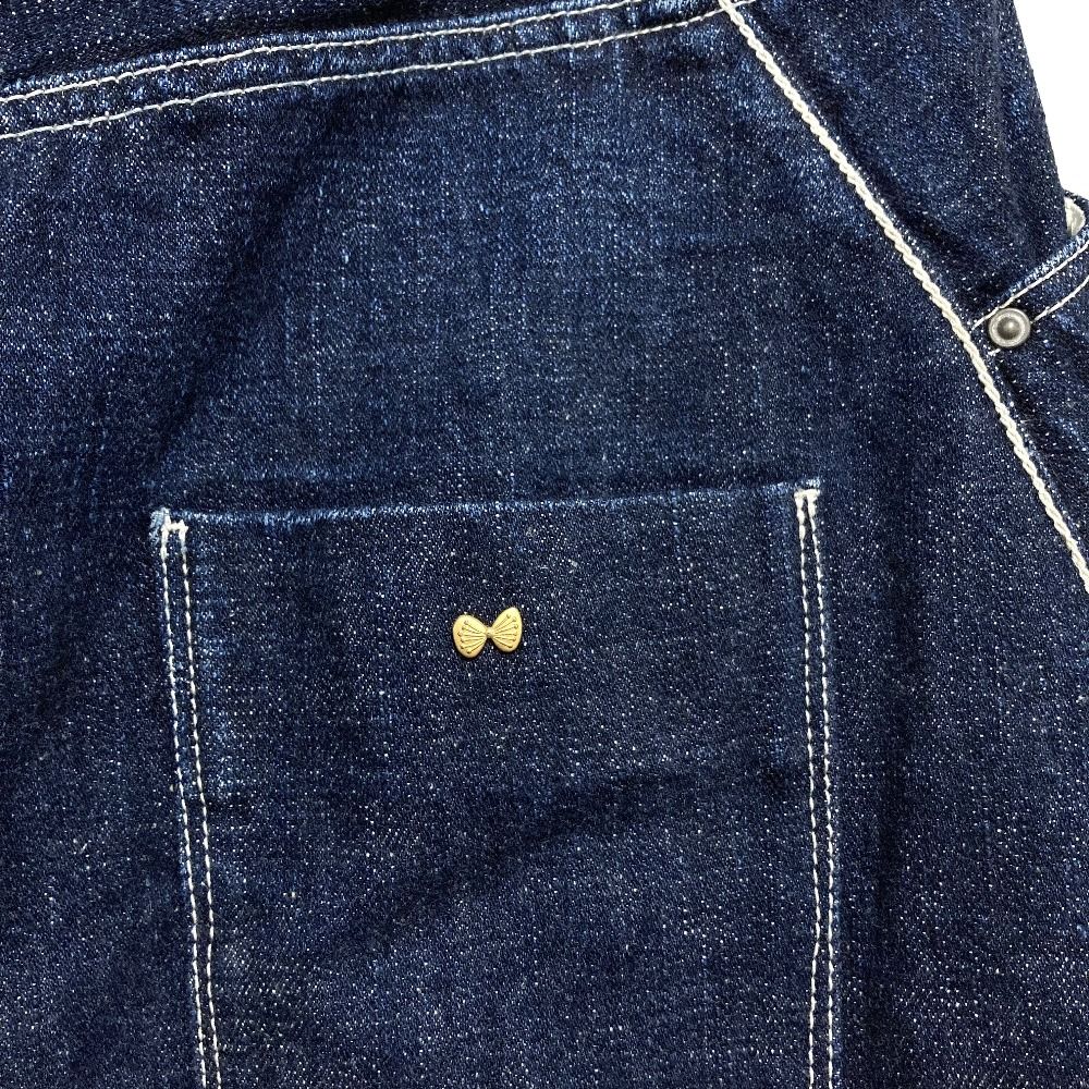 ミナペルホネンヴィンテージ加工デニム38 良品 mina perhonen ミナペルホネン always ワイドジーンズ デニム