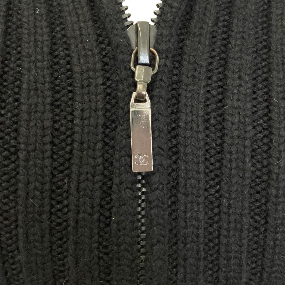 you　CHANEL カシミヤ100% 良品 06A CHANEL シャネル カシミヤ100％ ココマーク ワイドリブニット