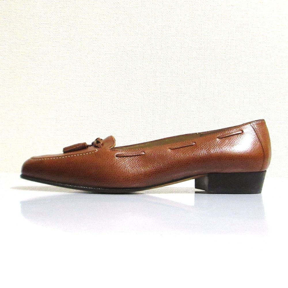 良品 Salvatore Ferragamo サルヴァトーレフェラガモ レザー タッセル