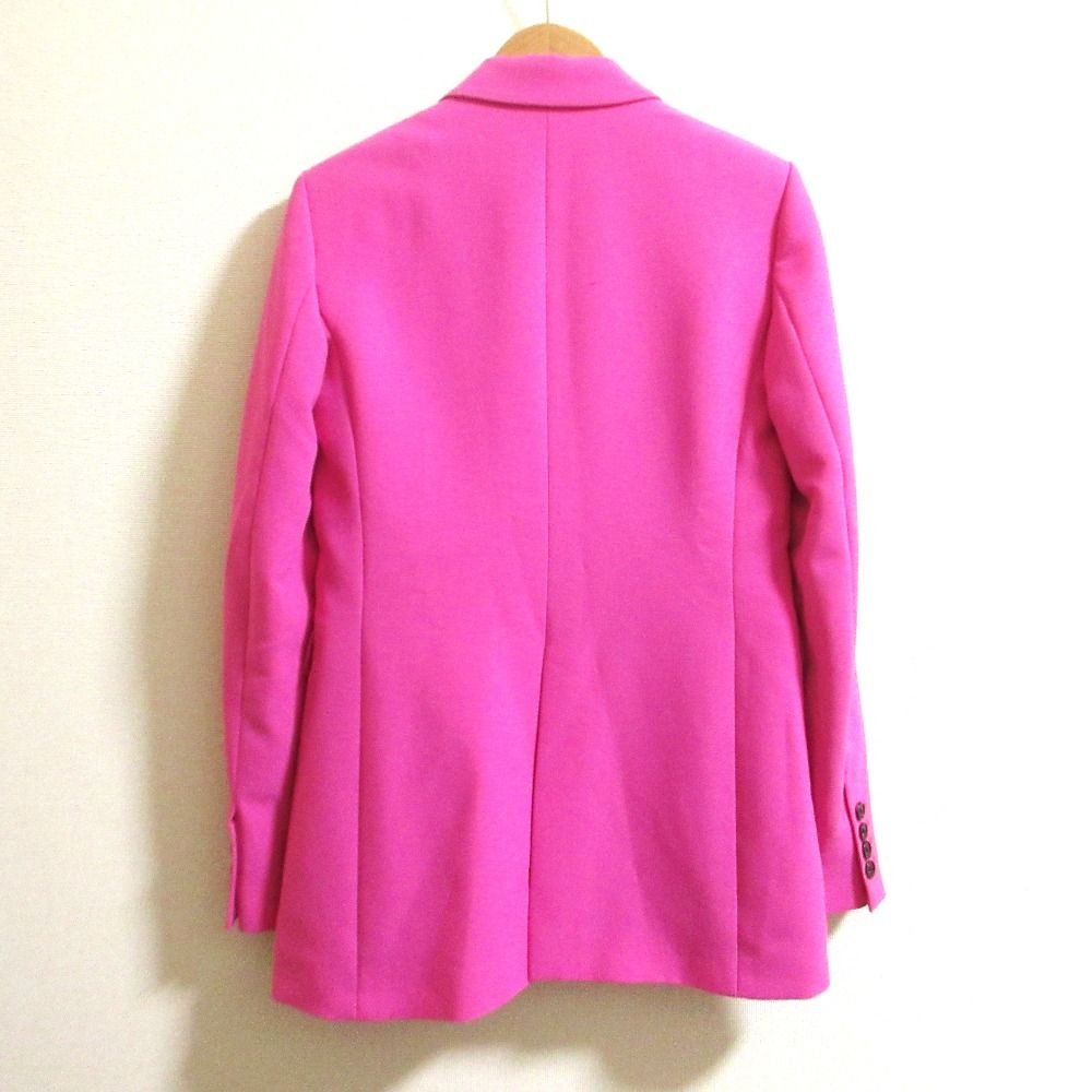 早い者勝ち　オシャレ　ピンク　スーツ　セットアップ　ジャケット　パンツ　中古 良品 ZARA ザラ ジャケット パンツ セットアップ スーツ USAサイズXS