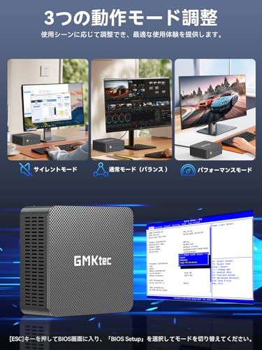 新品】GMKtec ミニPC G3S 第12世代 Intel N95 【N97より高速