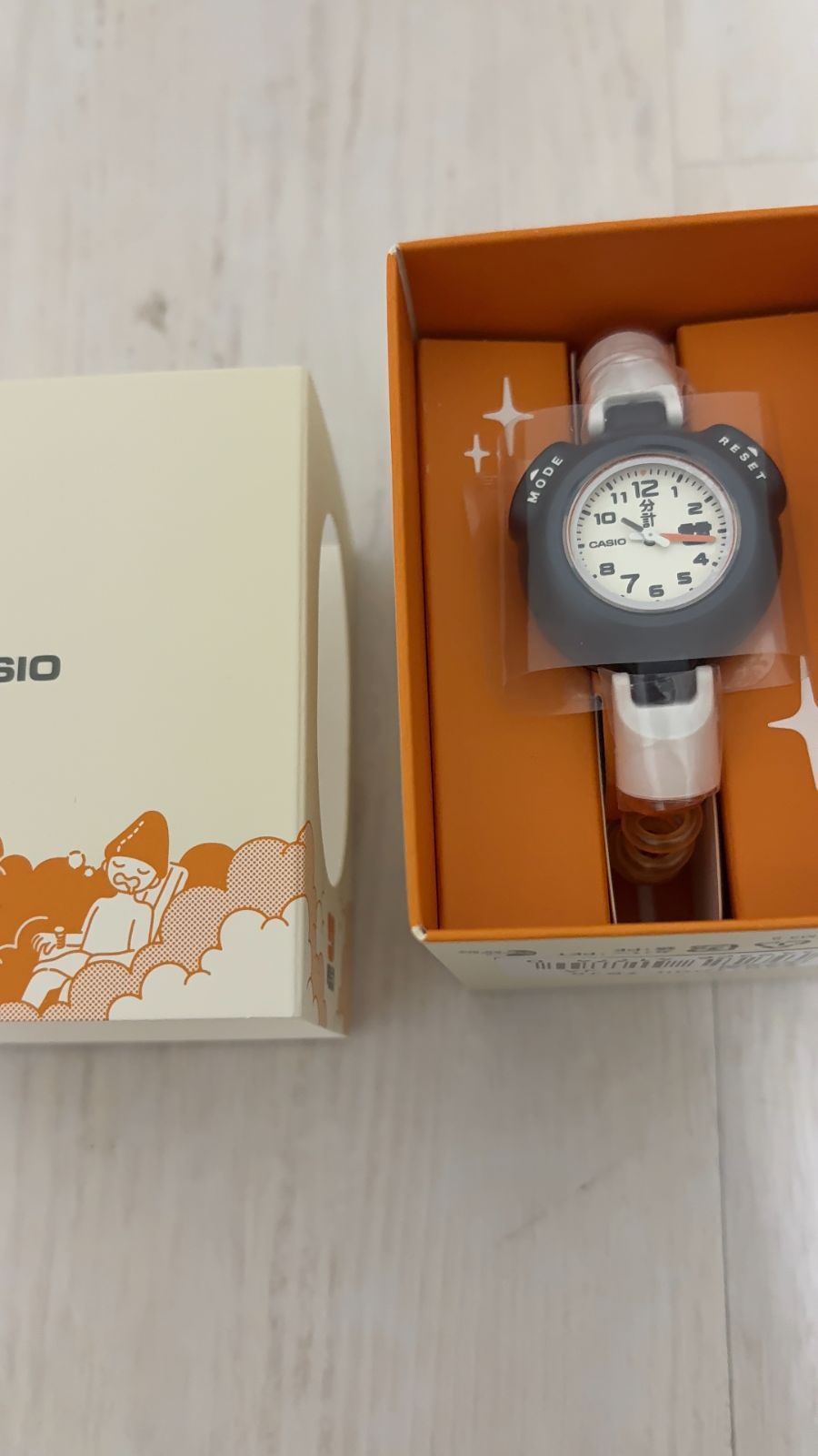 カシオ サ時計 サウナ オレンジ SAN-100H-7BJR - メルカリ