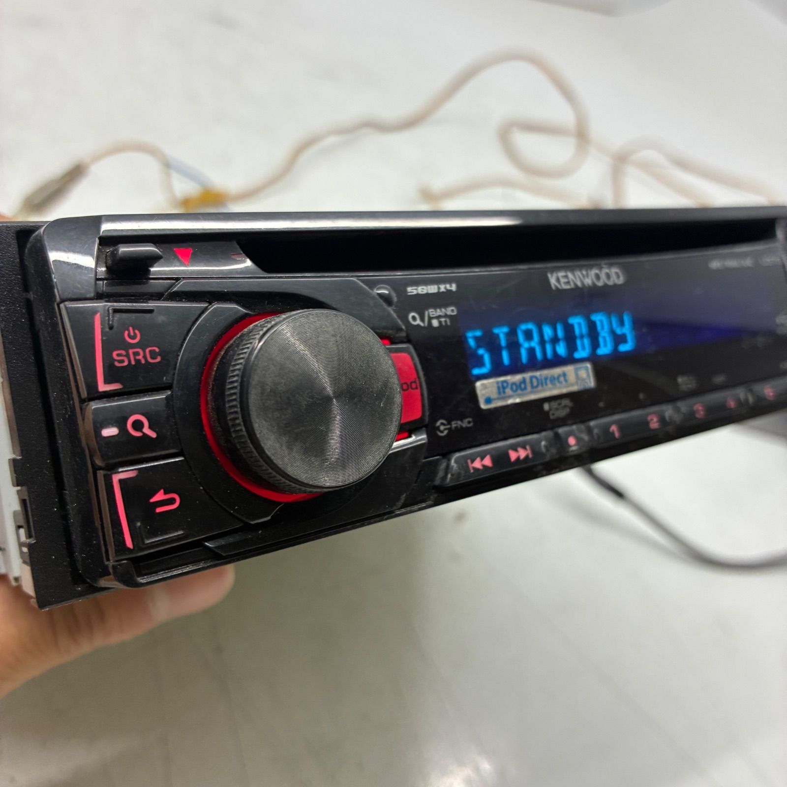 完動品】ケンウッド KENWOOD U373D 1DIN カーオーディオ チューナー