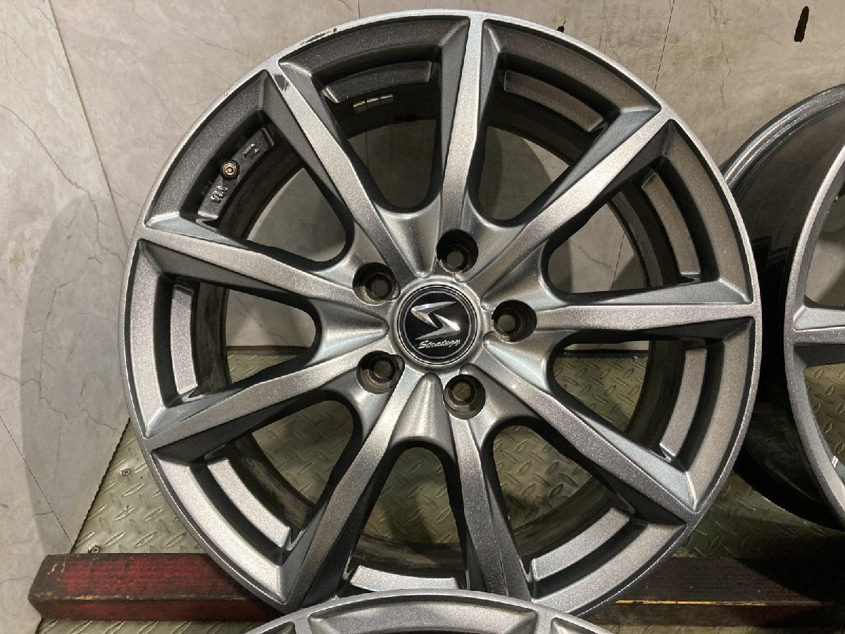 BILLET STAR JAPAN Strategy ビレットジャパン ストラテジー 17インチ 4本 7J5HPCD114.3+38 ハリアー ヴェルファイア等　(MHE299)
