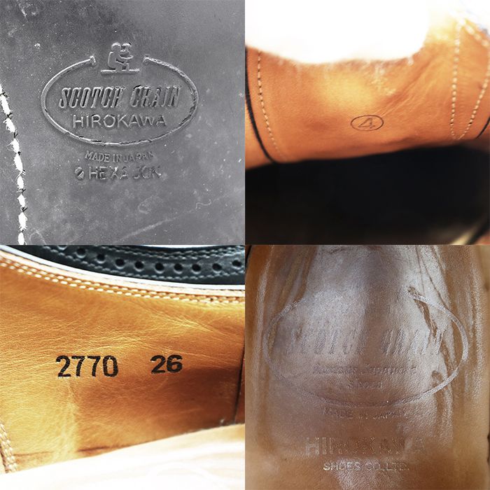 SALE】SCOTCH GRAIN スコッチグレイン ドレスシューズ サイズ 26