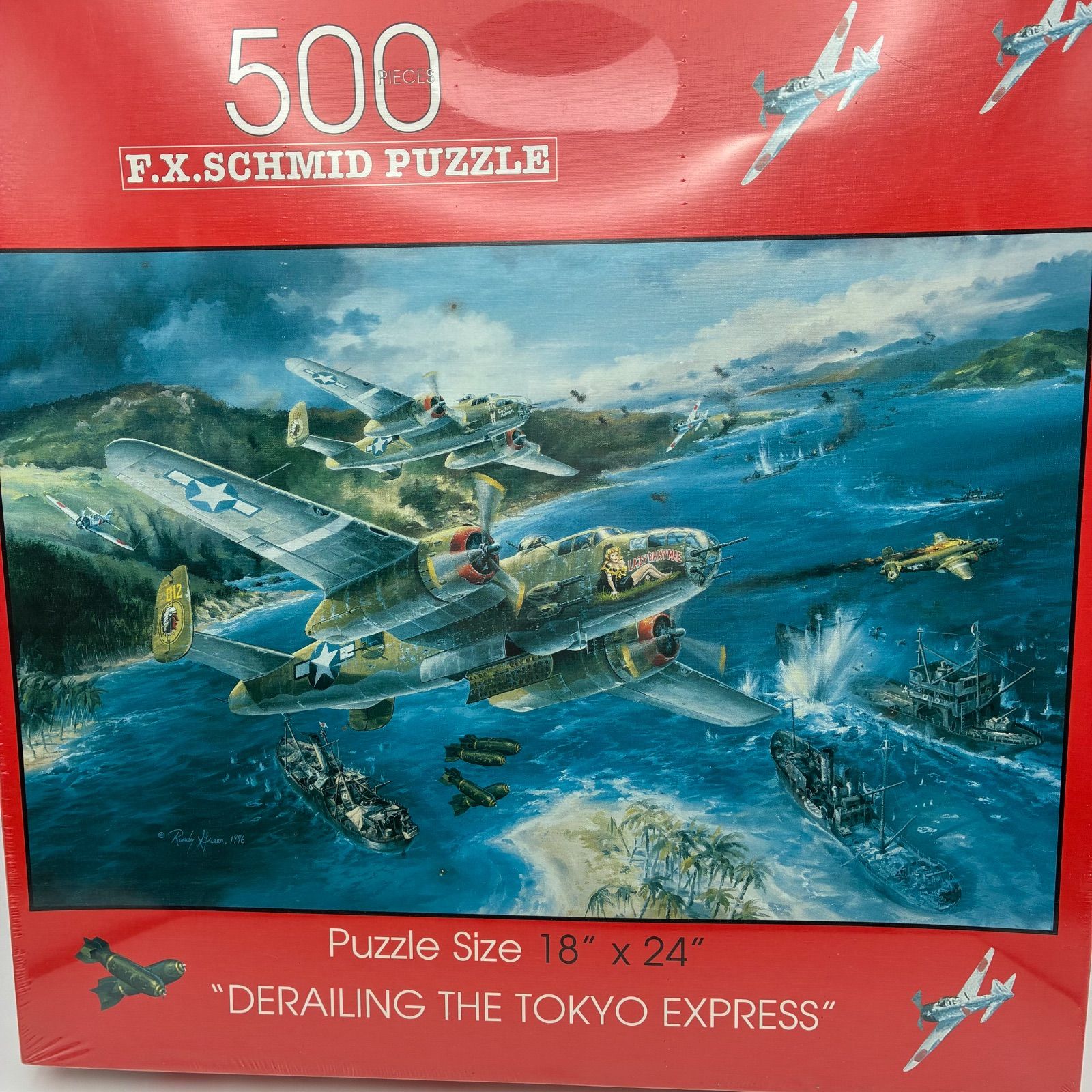 パズル F.X.SCHMID PUZZLE 500PIECES DERAILING THE TOKYO EXPRESS