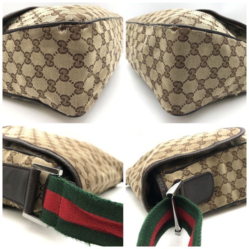 GUCCI グッチ ショルダーバッグ メッセンジャーバッグ GGキャンバス