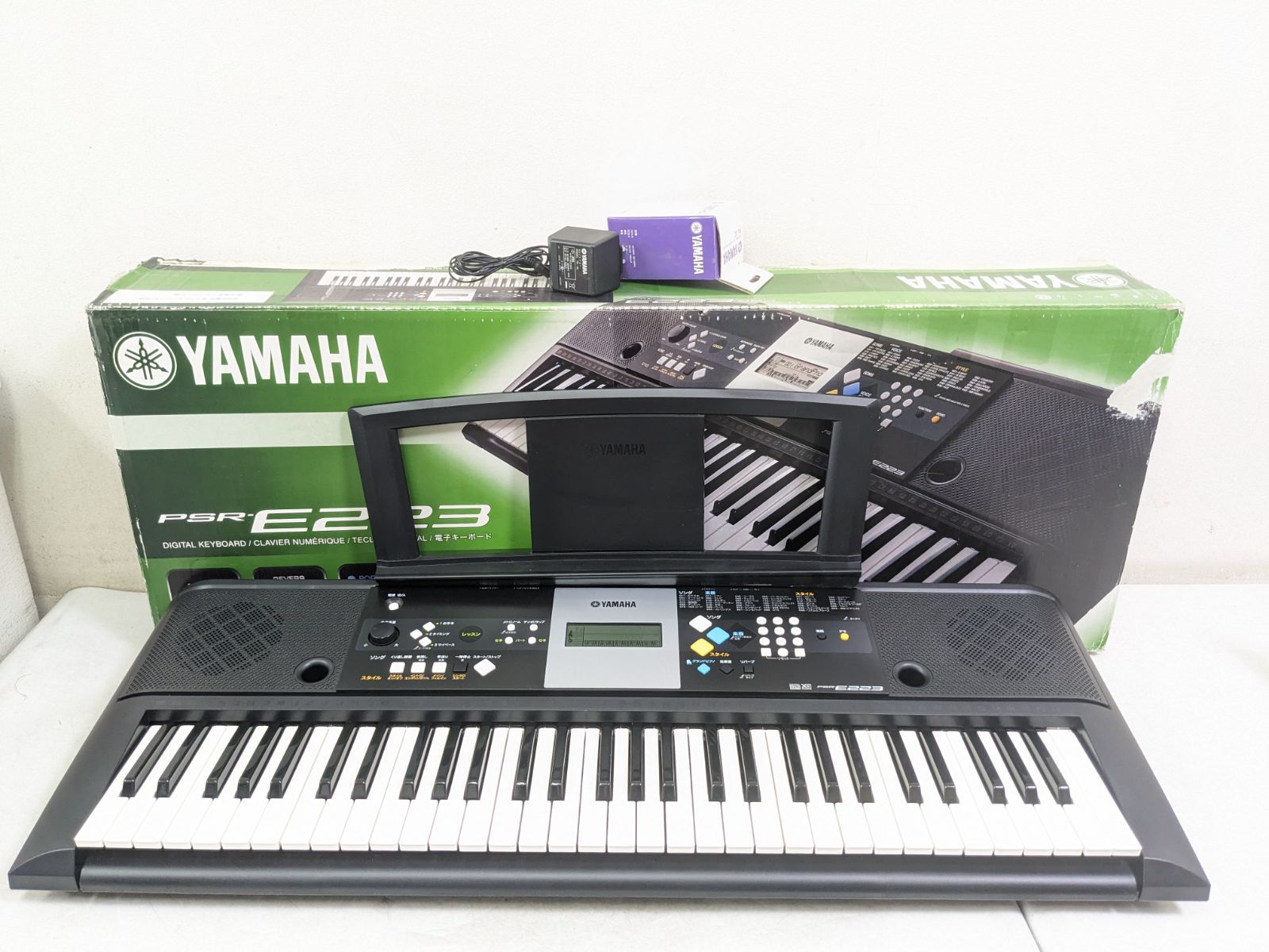 YAMAHA PSR-E223 電子キーボード 電子ピアノ - メルカリ