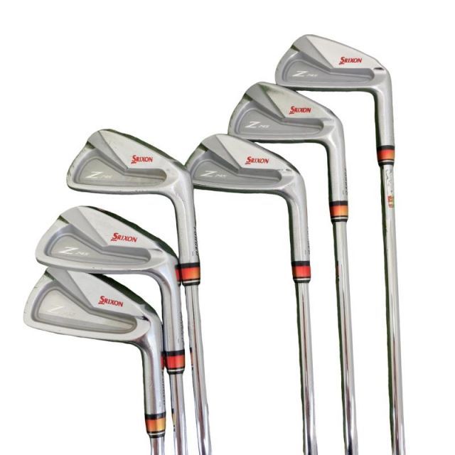 【中古】 ダンロップ SRIXON Z745 6S アイアンセット IR Dynamic Gold D.S.T (フレックスS) メンズ 男性用 右利き 右用 Cランク ゴルフクラブ