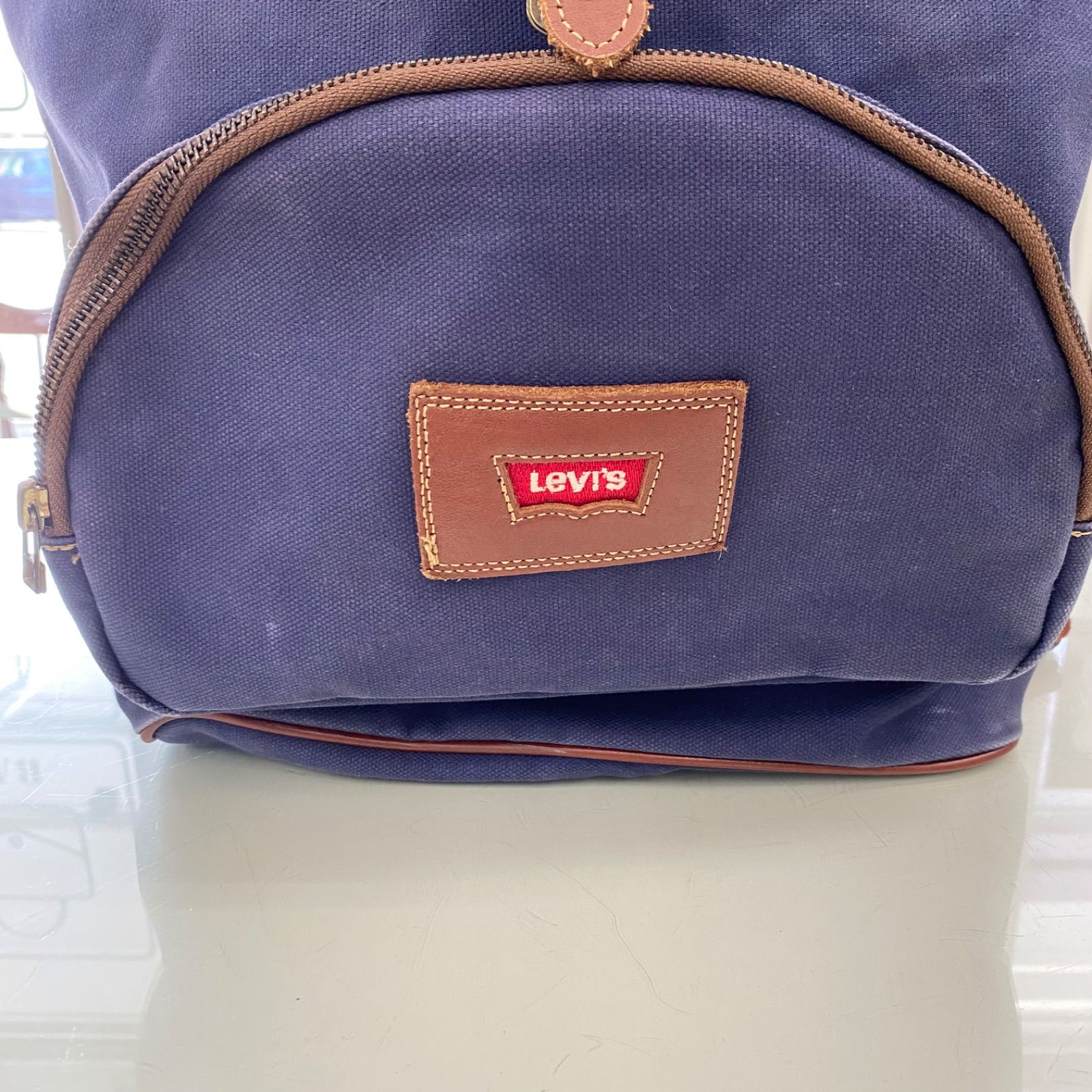 ヴィンテージ90s》 Levi's リーバイス キャンバス生地 ネイビー バック